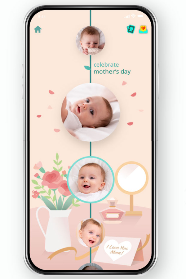 The Pixsee baby monitor app can even send live greeting cards to friends and family with your baby's photos and videos (sponsor)