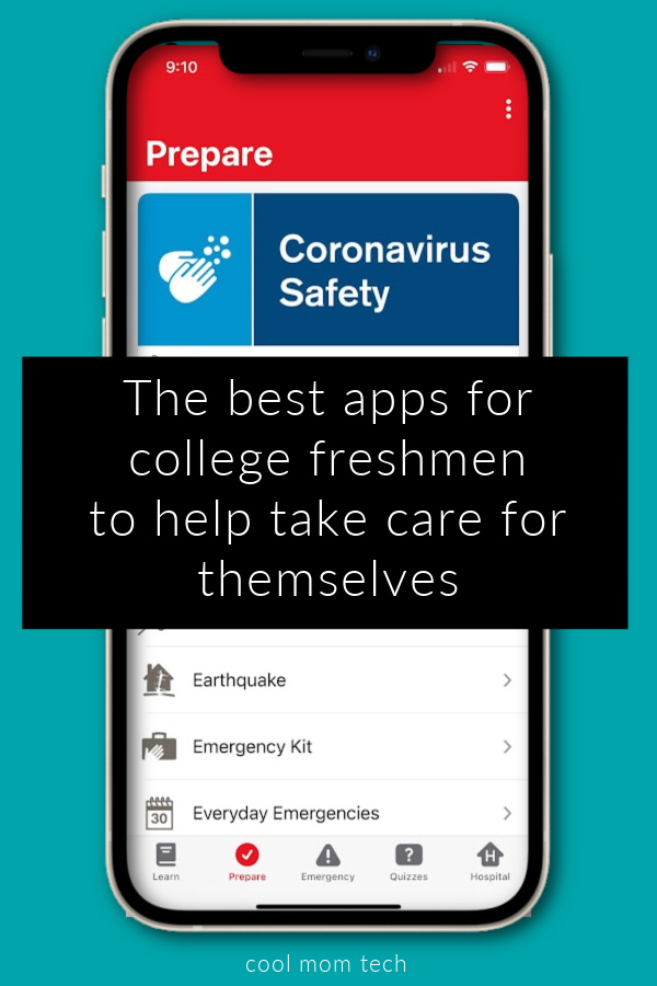 The best apps for college freshman to learn how to care for themselves | Cool Mom Tech