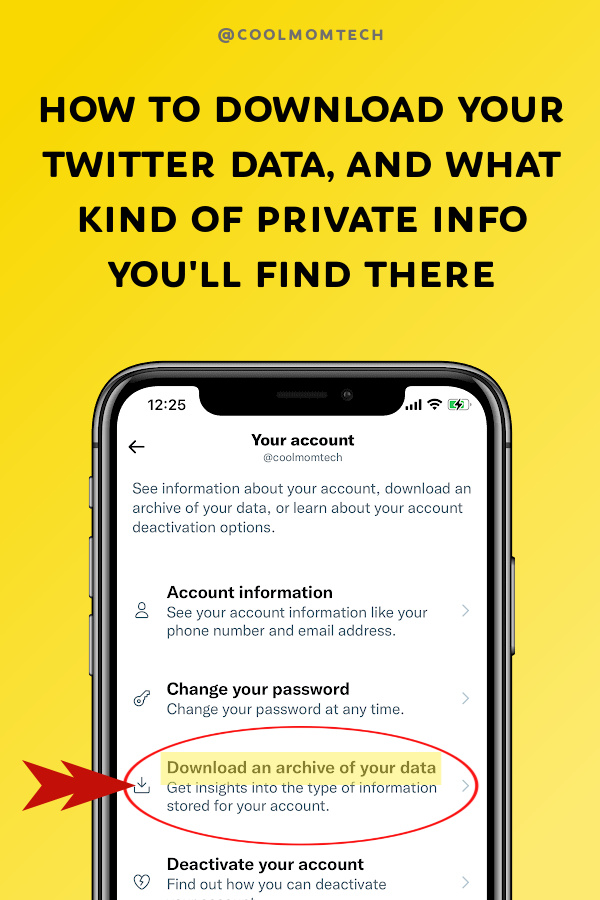 How to download your Twitter data archive...and the surprises you may find in there | cool mom tech
