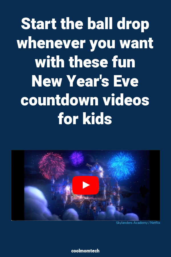 These New Year's Eve countdown videos for kids let you start the ball drop whenever you want!