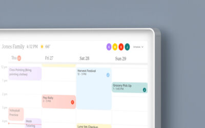 Big news about the BIG new Skylight Calendar Max: A lifesaver for busy families